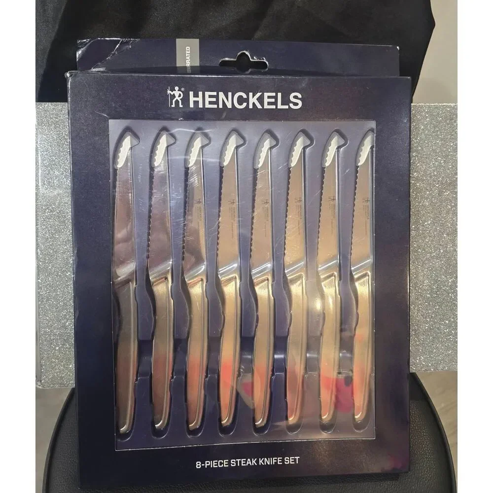 Zwilling Henckels Serrated‎ 8PC Stainless Steel Steak Knife Set